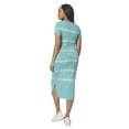 thumbnail image 2 of Marc New York Women's Classic Tie Dye Short Sleeve Midi Dress with Pockets, Size M, 2 of 2