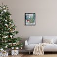thumbnail image 2 of Stupell Industries Winter Woodland Animals Tree Holiday Painting Black Floater Framed Art Print Wall Art, 2 of 6