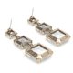 thumbnail image 3 of Pendientes cuadrados geométricos exagerados shaofei 1 par Aleación, 3 of 5