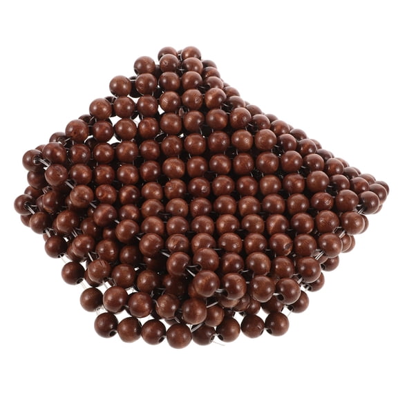 COOPHYA Comfortable Coffee Color Wooden Beaded Cushion for Car Seats Easy Installation and Removal