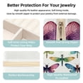 thumbnail image 3 of Dragonfly Travel Portable Square Jewelry Box Earring Necklace Bracelet Organizer Storage Display Case Holder Stand Box Display, 3 of 6