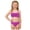 Purple, variant on mgoYE Girl Swimsuits Size 7-8 Girl's 2 Piece Swimsuit Solid Spaghetti Strap Bikini Sets Beach Bathing Suit Swimwear for Teen Kids(Purple,5-6 Years)