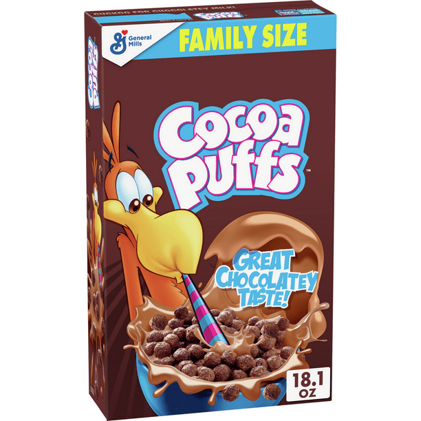 Cocoa Puffs, Chocolate Breakfast Cereal with Whole Grains, 18.1 oz ...