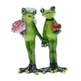 thumbnail image 3 of Estatua de jardín de rana para matrimonio, figuras de resina, decoración de , obsequio, escultura de animal para jardín de inauguración., 3 of 8