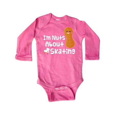 

Inktastic Roller Skating Girls Cute Gift Baby Girl Long Sleeve Bodysuit