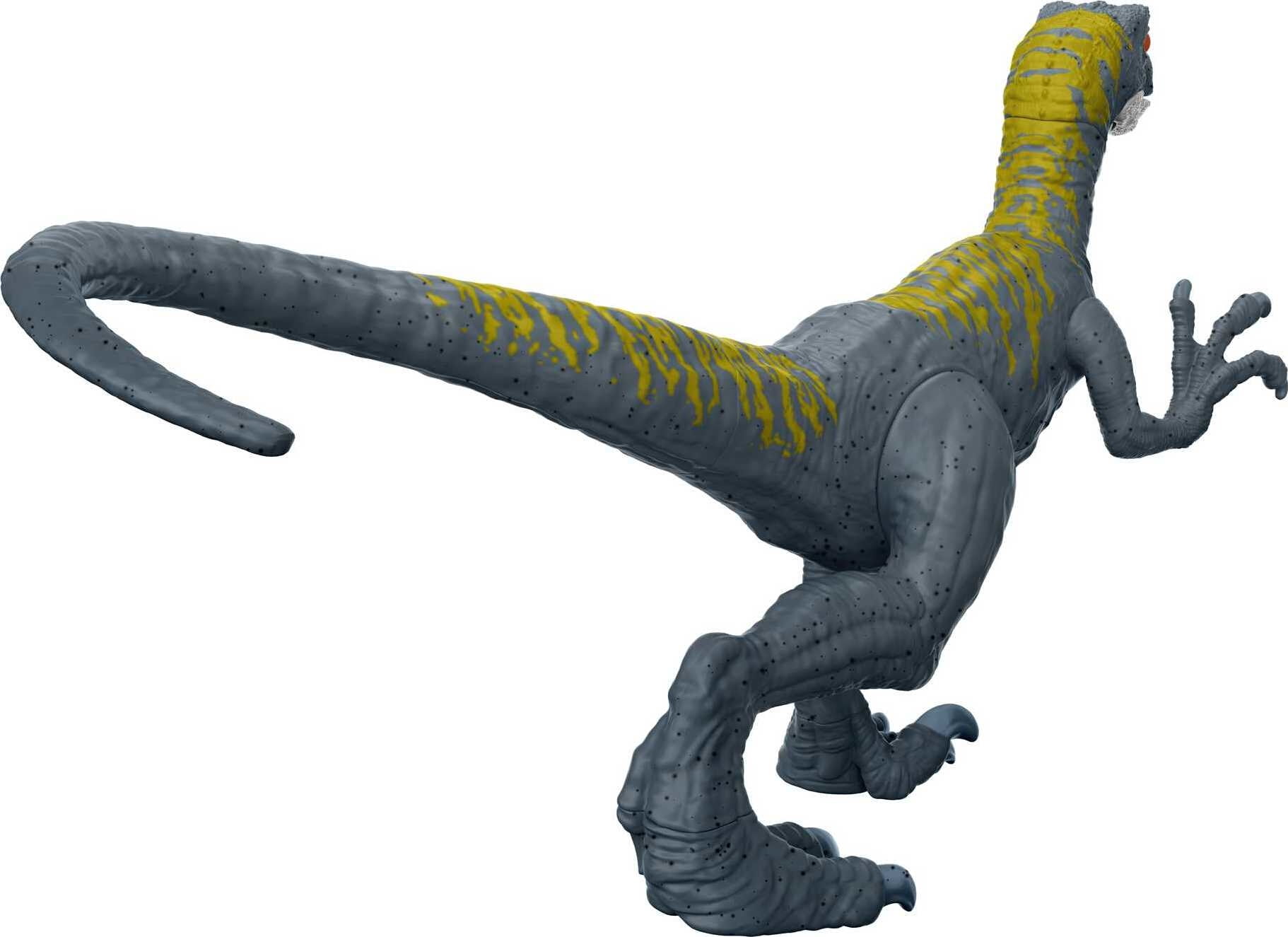 Jurassic World Human & Dino Pack Sammy, Velociraptor & 2 Compy Figures, 4 Year Olds & Up