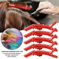 Simple Retro Automatic Color Distribution Clip Haircut Distribution