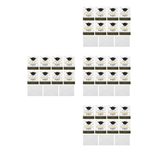 HLONK32 Pcs Graduation Party Invitations Cards Graduation Ceremony Invitation Cards Graduation Theme Invitation Card Grad Party Cards