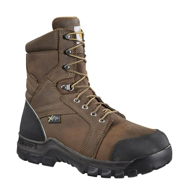 Bota de trabajo Carhartt Rugged Flex, impermeable, con protección contra el agua, color marrón