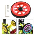 thumbnail image 3 of Bike para bicicleta plegable Soporte de carga trasera Wheel para rojo Cola bicicleta plegable ruedas fáciles, 3 of 8