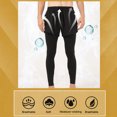thumbnail image 3 of Graflsoa Men's High-Elasticity 2-in-1 Training Pants with Moisture-Wicking & Quick-Dry Features, Adjustable Waist with Drawstring, Ideal for Running, Basketball & Gym, European Size Grey M (E60001#), 3 of 6