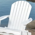 thumbnail image 3 of Morgan Folding Wood Adirondack Chair, White, 3 of 5