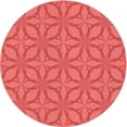 thumbnail image 1 of Ahgly Company Tapis Rond Lavable en Machine Intérieur Transitionnel Rouge, 8 Pieds Rond, 1 of 7