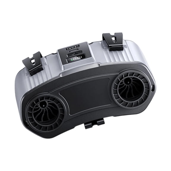 PatungKu 24000mAh Waist Fan Rechargeable Detachable Cooling Fan 10 Speed Portable Waist Belt Clip Fan for Outdoor Camping