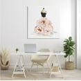 thumbnail image 2 of Stupell Industries Pink Peonies Floral Dress Black Corset Fashion Mannequin Beauty & Fashion Painting Gallery Wrapped Canvas Print Wall Art, 36 x 36, 2 of 6