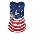thumbnail image 4 of DYMADE Women Plus Size Camisole Butterfly Print Sleeveless Tank Tops, 4 of 4