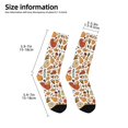 thumbnail image 2 of Rocae Thanksgiving Food for Girls Boys Crew Socks,Children's Socks, Kids Socks, Toddler Socks: Daily Wear with Kids School Uniform, 2 of 5