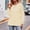 Beige, variant on POTETI Womens Shirts Hiking Winter Casual Color Long Sleeve Round-Neck Blouses & Shirts Beige Blouse for Women