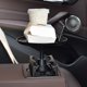 thumbnail image 3 of Bandejas de coche para comer - Portavasos de coche con bandeja de comida giratoria de 360° - Portavasos universal ajustable giratorio de 360° para la mayoría de los coches (corto), 3 of 5