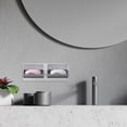 thumbnail image 3 of Phenofice 1Pcs Small Plastic Shelf Grey Storage Shelf Drainage HIPS Nonmarking Sticker Wallmounted For Bathroom, 3 of 8