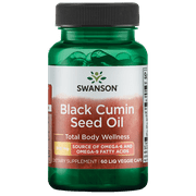 Swanson Black Cumin Seed Oil 500 mg 60 Liq Vegcap