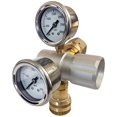 thumbnail image 1 of Adjustable High Flow 250 PSI Carbon Dioxide Co2 Regulator for Off Road Jeep Tire Inflation, 1 of 5