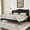 Black, variant on SHA CERLIN Full Size Velvet Platform Bed Frame with Elegant Wingback Headboard, Modern & Luxurious Design, Sturdy Wooden Slats, No Box Spring Required, Easy Assembly, Noise-Free, Soft Gray