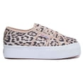 thumbnail image 2 of Superga 2790 Jaguar Print Women's Platform Sole Lace Up Trainers In Leopard Size 7, 2 of 6