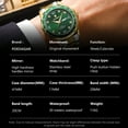 thumbnail image 6 of Poedagar Men's Business Luxury Classic Sports Waterproof Luminous Date Display Quartz Watch, 6 of 8