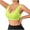 Green, variant on Sports Bras for Women High Support Wide Strap Sports Bra Seamless Wireless Padded Crop Tank Tops for Running Yoga Workout Black XXL
