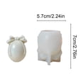 thumbnail image 3 of Silicone Egg Molds 3D Embossed Easter Diy Candle Soap Baking Aromatherapy Plaster for Crafts, 3 of 7