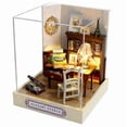thumbnail image 1 of DIY Dollhouse Miniature with Furniture Wooden Mini House Kits Room Decorations Craft Gift, 1 of 1