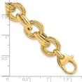 thumbnail image 4 of Primal Gold 14 Karat Yellow Gold Polished Fancy Link Bracelet, 4 of 5
