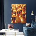 thumbnail image 5 of KLL Sunglasses Yellow Duck Print Farmhouse Canvas Wall Art,Wall Decorations For Living Room Office Canvas Wall Decor for Home Decorations, 12'×16’’, 5 of 8