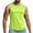 Mint Green, variant on CHGBMOK Mens Tank Tops Fashionable Solid Color Sleeveless Mesh Breathable Sports Top Sizes M-3XL