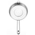 thumbnail image 1 of Colador de malla de acero inoxidable con orificios grandes, colador para cocinar, utensilio de cocina, 1 of 7