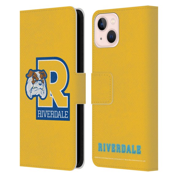 Head Case Designs Officially Licensed Riverdale Graphic Art Bulldogs Logo Leather Book Wallet Case Cover Compatible with Apple iPhone 13
