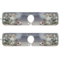 thumbnail image 2 of Coolnut Winter Angel Gifts Sink Splash Guard for Faucet 2 Packs Faucet Absorbent Mats, Christmas Tree Faucet Handle Drip Catcher Quickly Drying Mat for Kitchen Counter Bathroom, 14.9"x5.5", 2 of 7