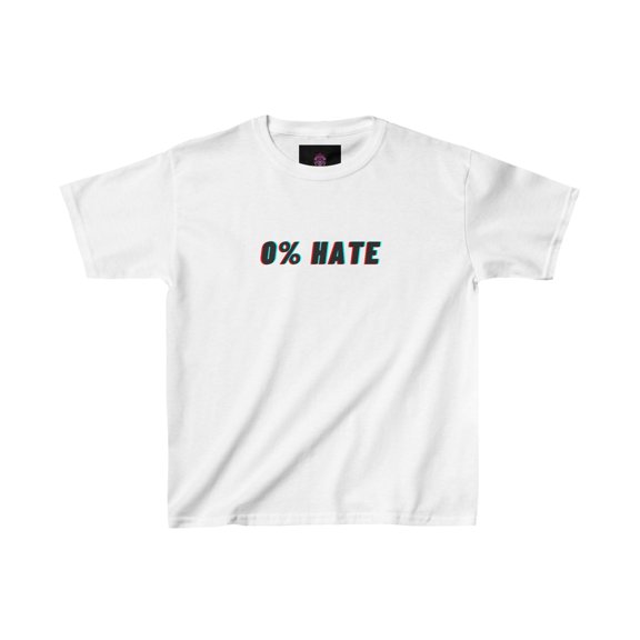 0% HATE Kids Heavy Cotton™ Tee