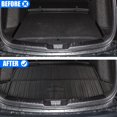thumbnail image 3 of Cargo Liner Fit 2017-2022 Honda CR-V All Weather Rear Trunk Cover Cargo Tray Floor Mat for Honda CR-V 2017 2018 2019 2020 2021 2022 Accessory, Black, 3 of 8