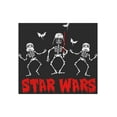 thumbnail image 2 of Women's Star Wars Halloween Vader Skeletons Graphic Tee Black Large, 2 of 4