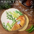 thumbnail image 7 of Alpine Cuisine Tortilla Warmer 10 Inch Insulated Cloth Food Warmer - Microwavable Fabric Pouch to Keep Tortillas Soft and Warm for Up to 1 Hour, Perfect Holder for Corn & Flour - 2 Pieces, 7 of 7
