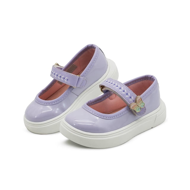 Zapato Karsten Niñas Casuales Antiderrapante Velcro 15-21 lila 15