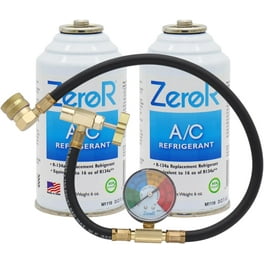 R134a Replacement And Recharging Kit For AC - 12 Cans (6oz