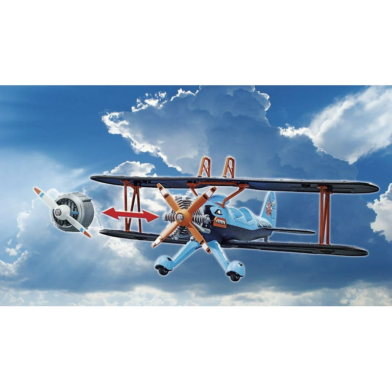 PLAYMOBIL Air Stunt Show Phoenix Biplane Toy Model - Walmart.com