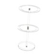 thumbnail image 1 of lionlar Display Storage Rack Rotatable Show Rack Glasses Holder Storage Shelf Eyewear, 1 of 9