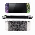thumbnail image 2 of Protective Cover Case for Nintendo Switch Oled Game Console Case Silicone Host Skin Cover For Switch Oled Controller Shell，Black Grey, 2 of 7