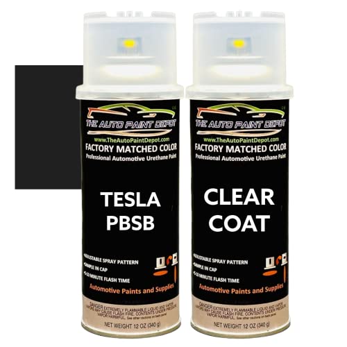 Auto Paint Depot Touch Up Paint for Tesla S, X, 3, Y, Jet Black