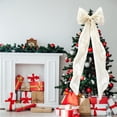 thumbnail image 5 of Christmas Decorations - 6.56 Ft Giant Bows with Long Streamers for Christmas Tree - Big Fluffy Tulle Bow for Tree Topper Window Wall Mantle - Indoor Home Room Party Valentines Xmas Decoration, 5 of 9