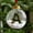 Letter A, variant on Single Christmas Alphabet Letter Ball Ornament, 3.10in Clear Plastic Hanging Bauble with Flat Acrylic Letter Inside, Personalized Initial Hanging Decor for Christmas Tree, Holiday Decor